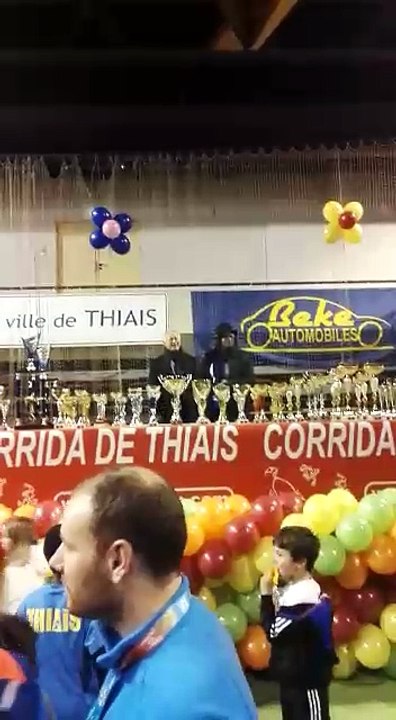 Podiums Corrida de Thiais 2016 catégories éveil...