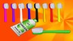 Learn Colors with Teeth Brush, Teach Colours, Baby Children Kids Learning Videos by Baby Toys