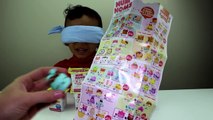 Num Noms Series 2 Scent Challenge! 10 Surprise Toys Mystery Packs Scent Guessing Game with Spideman!