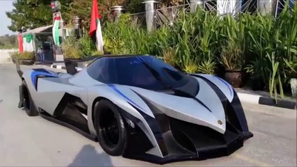 The 5000 HP Devel Sixteen in Action - Huge Sound !