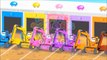 Learn Colors with Excavator for Kids & Color Garage Animation Videos for Children#TinokidsTV