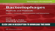[READ] Mobi Bacteriophages: Methods and Protocols, Volume 1: Isolation, Characterization, and