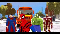 SPIDERMAN Avengers Superheroes & Frozen Elsa Anna McQueen Cars w/ Children Nursery Rhyme with Action