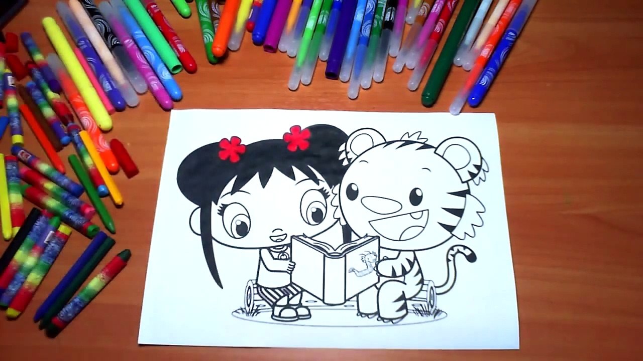 Ni Hao, Kai Lan New Coloring Pages for Kids Colors Kai Lan