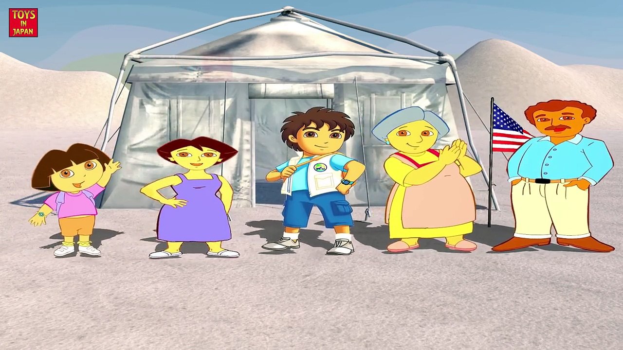 DORA THE EXPLORER Finger Family | Nursery Rhymes for Children | 3D Animation