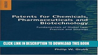 [READ] Kindle Patents for Chemicals, Pharmaceuticals and Biotechnology: Fundamentals of Global