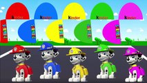 Colors for Children to Learn with Color Ryder PAW Patrol, Learn Colours with Surprise Eggs