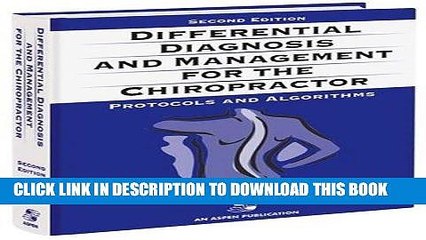 [READ] Mobi Differential Diagnosis and Management for the Chiropractor: Protocols and Algorithms