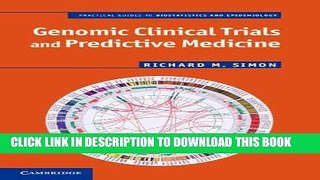 [READ] Kindle Genomic Clinical Trials and Predictive Medicine (Practical Guides to Biostatistics