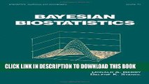 [READ] Kindle Bayesian Biostatistics (Statistics:  A Series of Textbooks and Monographs) Free
