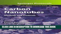 [READ] Kindle Carbon Nanotubes: Methods and Protocols (Methods in Molecular Biology) Free Download