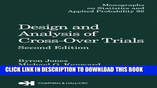 [READ] Kindle Design and Analysis of Cross-Over Trials, Second Edition (Chapman   Hall/CRC