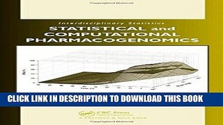 [READ] Kindle Statistical and Computational Pharmacogenomics (Chapman   Hall/CRC Interdisciplinary