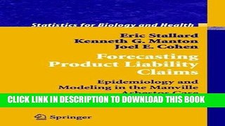 [READ] Kindle Forecasting Product Liability Claims: Epidemiology and Modeling in the Manville