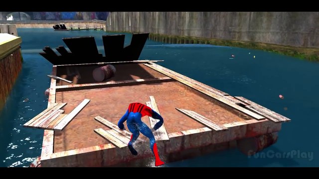 Colors Bus Nursery Rhymes Wheels On The Bus Spiderman w/ Color Children Nursery Rhyme with Action