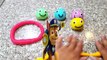 Best Toddler Videos: PAW PATROL Play Doh Smiley Faces GIANT Rainbow Lollipop | Play and Learn Colors