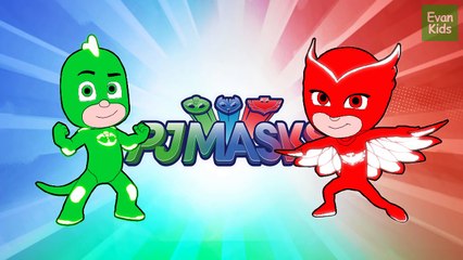 PJ Masks | Catboy And Owlette, Gekko Coloring Pages