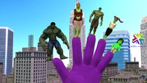 Finger Family Hulk Vs Spiderman Cartoons Epic Rap Battles | Daddy Finger Family Nursery Rhymes