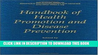 [READ] Mobi Handbook of Health Promotion and Disease Prevention (The Springer Series in Behavioral