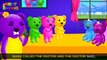 Five Little Gummy Bears Jumping On The Bed | Five Little Monkeys Jumping On The Bed