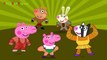 Finger Family Peppa Pig Cartoon with Mucha Lucha Finger Family Rhyme Kids Animation Rhymes Songs