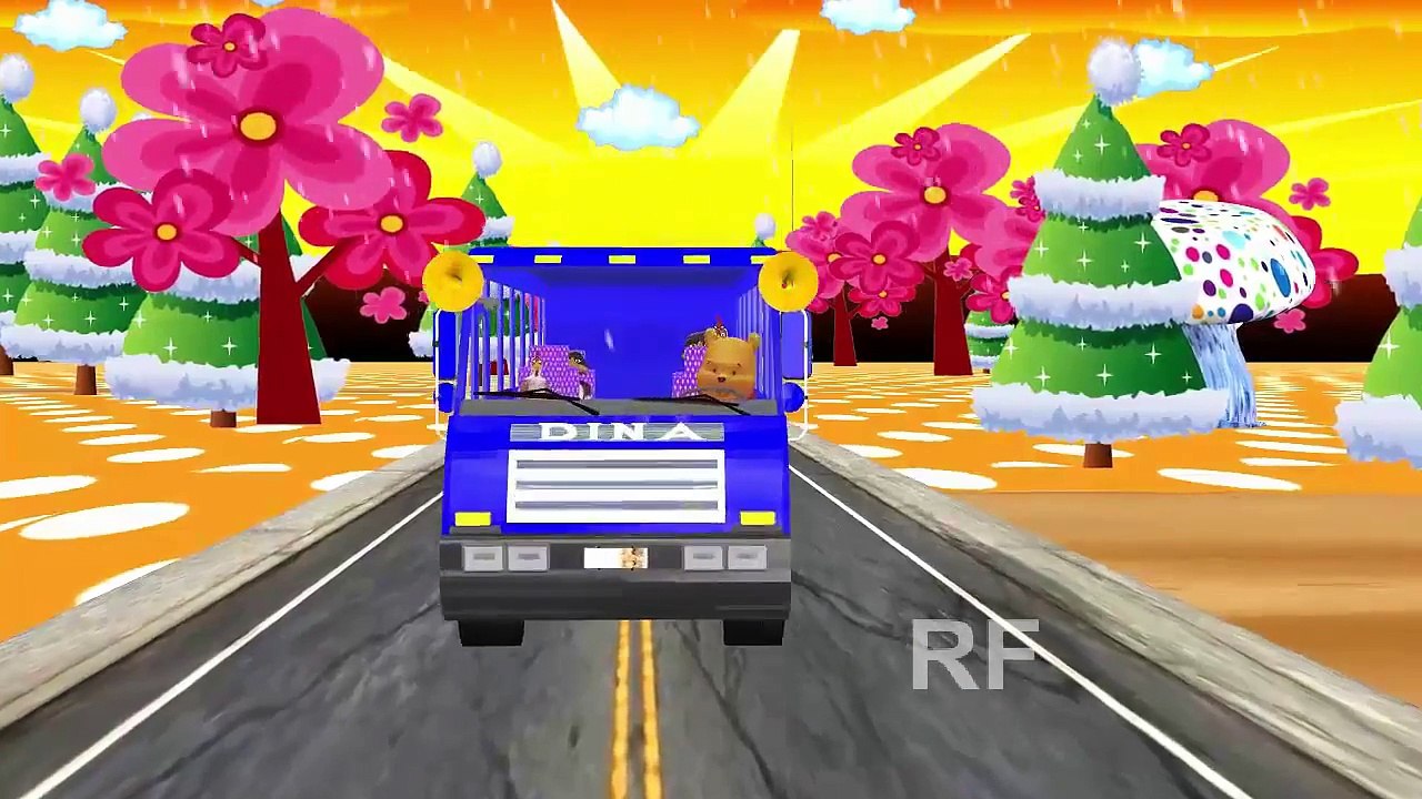 Wheels Of The Bus Go Round And Round Rhymes For Kids | Popular Kids Rhymes For Children