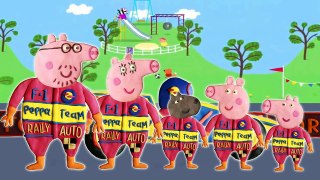 #Peppa Pig Racing #Play Doh #Finger Family _ #Nursery Rhymes Lyrics and more-VOWiWeDKE50
