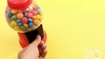 Learn Colours with Gumball Candy Machine! Dubble Bubble Gum Party! Lesson 4