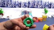 (TOYS) Reine des Neiges ❆ pâte à modeler FROZEN Boule à Neige Scintillante Play Doh #Disney