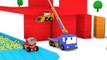 The Ramp - Learn colors with Tiny Trucks: bulldozer, crane, excavator | Educational cartoon
