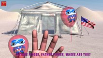 CAPTAIN AMERICA: CIVIL WAR FUNKO POP VINYL TOYS BALLOON Finger Family | 3D Nursery Rhymes