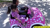 Pink Disney Minnie Mouse Toy. 12 Volts Power Wheels Ride-On Car Playtime w_ Hulyan & Maya-qASIqk67Z9g