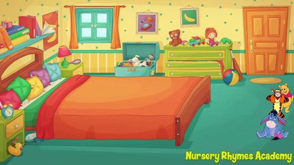 Winnie the Pooh 5 Little Monkeys Jumping On The Bed - Nursery Rhymes For Kids