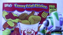 Doh-dough Yummy Fried Chicken Playset with Toy Story 3 Buzz Play Dough Fun Like Play-Doh