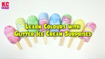 Glitter Ice Cream Surprises to Learn Colors - KC Toys
