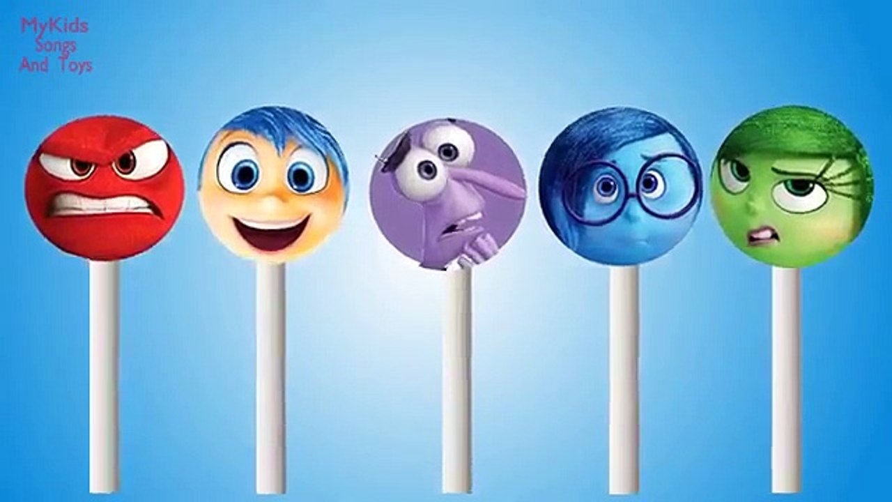 288 LOLLIPOPS FINGER FAMILY SONG INSIDE OUT DADDY FINGER SONG FUNNY NURSERY RHYME INSIDE OUT JOY ANG