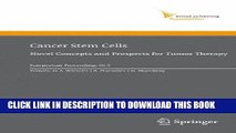 [READ] Kindle Cancer Stem Cells: Novel Concepts and Prospects for Tumor Therapy (Ernst Schering