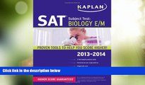Best Price Kaplan SAT Subject Test Biology E/M 2013-2014 (Kaplan Test Prep) Kaplan On Audio