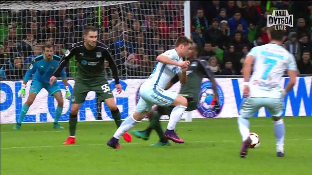 Краснодар - Зенит 2:1 - Обзор матча׃ Футбол. РФПЛ. 15-й тур