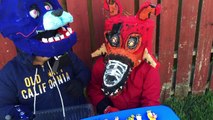 GIANT Play-Doh FIVE Nights at Freddys Surprise Egg: BONNIE  NIGHTMARE FOXY  FREDDY  CHUCKE. CHEESE
