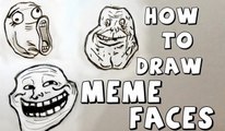 How to draw Meme Faces Step By Step
