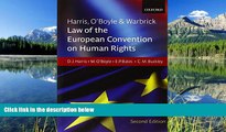 READ THE NEW BOOK Harris, O Boyle   Warbrick: Law of the European Convention on Human Rights David