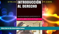 Price INTRODUCCIÃ“N AL DERECHO: COLECCIÃ“N RESÃšMENES UNIVERSITARIOS NÂº 217 (Spanish Edition)