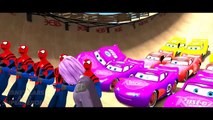 Nursery Rhymes Songs for Children with Action - Spiderman Superheroes Cars Lightning McQueen