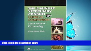 FAVORIT BOOK The 5-Minute Veterinary Consult Clinical Companion: Small Animal Dermatology BOOOK