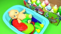 Learn Colors Baby Doll Bath Time Маша и Медведь M&Ms Numbers Counting Baby Doll Colours Clay Slime