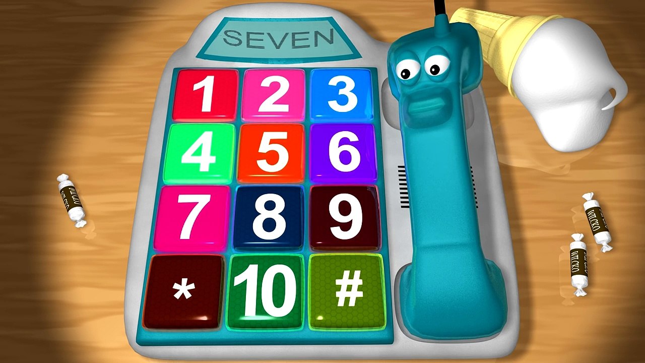 Learn to Count: The Counting Phone Teaches Numbers 1-10