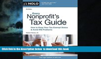 Pre Order Every Nonprofit s Tax Guide: How to Keep Your Tax-Exempt Status and Avoid IRS Problems