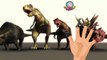 #Dinosaur #Finger Family Song Rhymes ♔ Dinosaurs 3D Sounds ♔ Finger Family #Kidssongs #PeppaHome