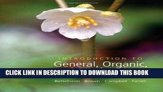 [READ] Kindle Introduction to General, Organic and Biochemistry (with CD-ROM and CengageNOW